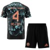 Maglia FC Bayern Monaco De Ligt 4 Bambino Trasferta Divisa 2024-25 Maglia FC Bayern Monaco De Ligt 4 Bambino Trasferta Divisa 2024-25
